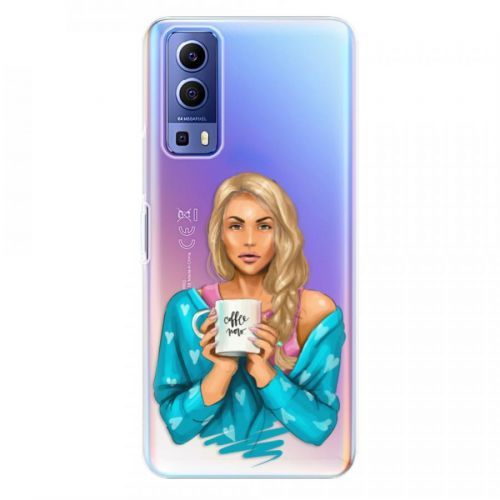 Odolné silikónové puzdro iSaprio - Coffe Now - Blond - Vivo Y72 5G