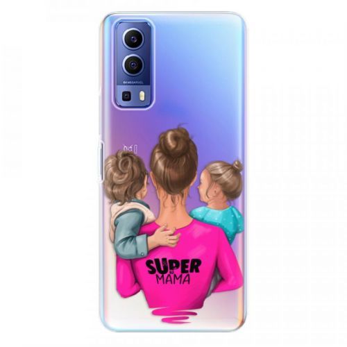 Odolné silikónové puzdro iSaprio - Super Mama - Boy and Girl - Vivo Y72 5G