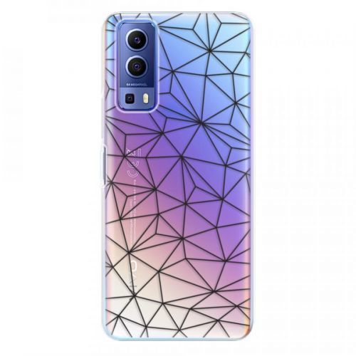 Odolné silikónové puzdro iSaprio - Abstract Triangles 03 - black - Vivo Y72 5G