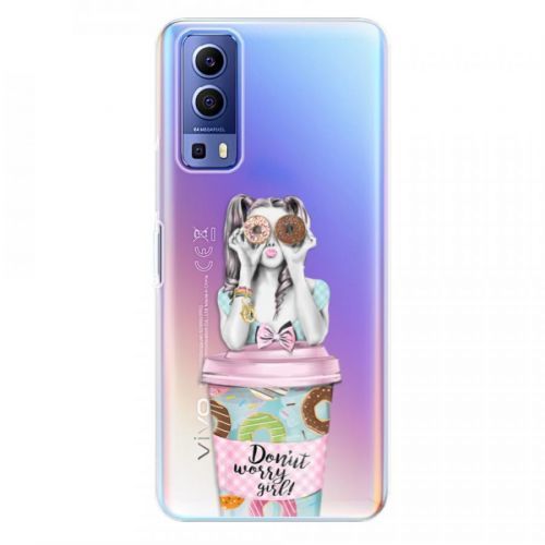 Odolné silikónové puzdro iSaprio - Donut Worry - Vivo Y72 5G
