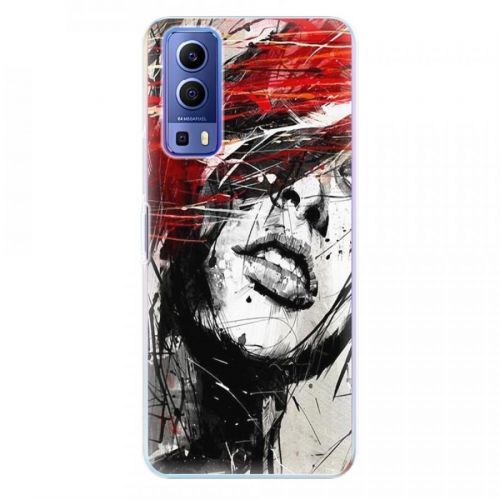 Odolné silikónové puzdro iSaprio - Sketch Face - Vivo Y72 5G