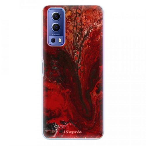 Odolné silikónové puzdro iSaprio - RedMarble 17 - Vivo Y72 5G