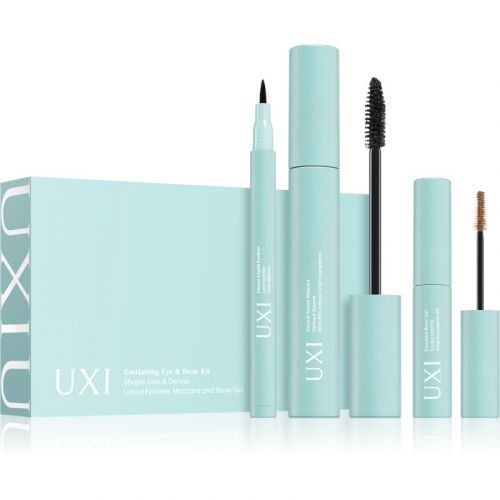 UXI BEAUTY brows and eyes set make-up sada Moccachino