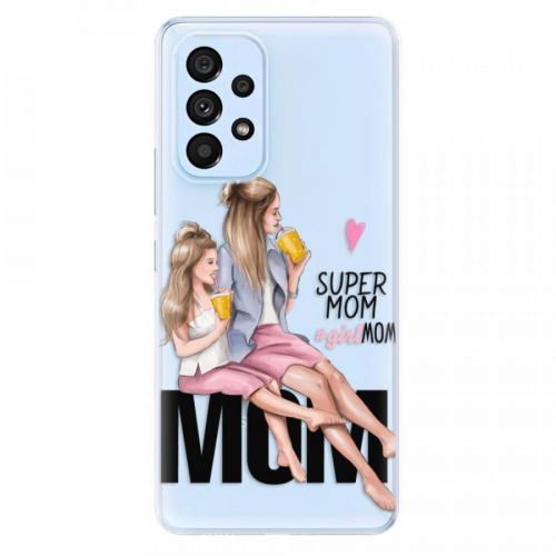 Odolné silikónové puzdro iSaprio - Milk Shake - Blond - Samsung Galaxy A53 5G