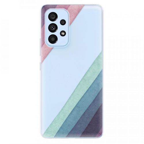 Odolné silikónové puzdro iSaprio - Glitter Stripes 01 - Samsung Galaxy A53 5G