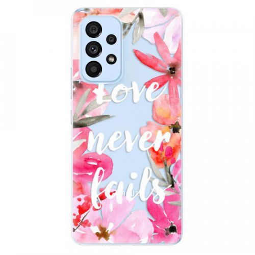 Odolné silikónové puzdro iSaprio - Love Never Fails - Samsung Galaxy A53 5G