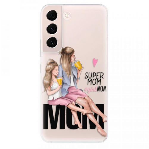 Odolné silikónové puzdro iSaprio - Milk Shake - Blond - Samsung Galaxy S22 5G