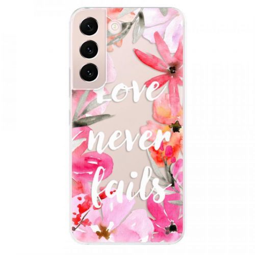 Odolné silikónové puzdro iSaprio - Love Never Fails - Samsung Galaxy S22 5G