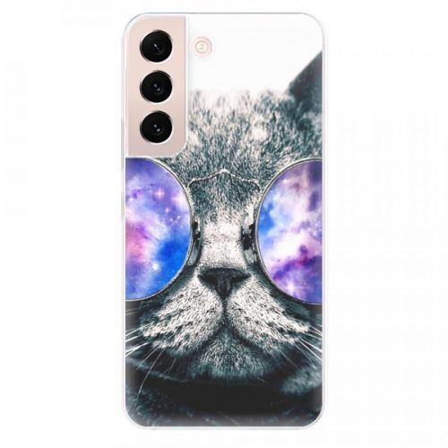 Odolné silikónové puzdro iSaprio - Galaxy Cat - Samsung Galaxy S22+ 5G