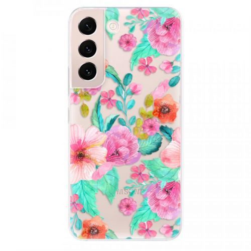 Odolné silikónové puzdro iSaprio - Flower Pattern 01 - Samsung Galaxy S22+ 5G