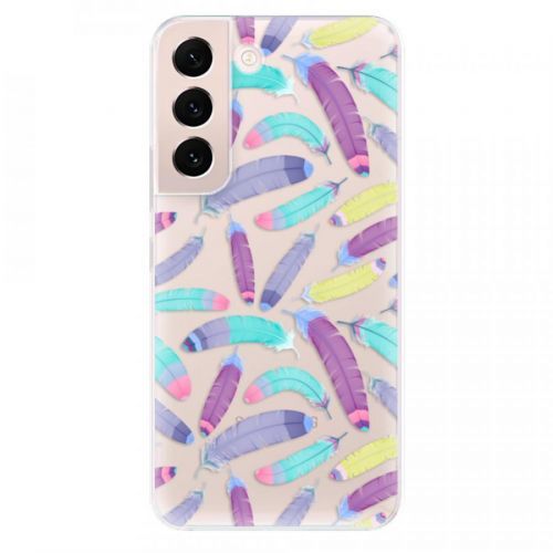 Odolné silikónové puzdro iSaprio - Feather Pattern 01 - Samsung Galaxy S22+ 5G