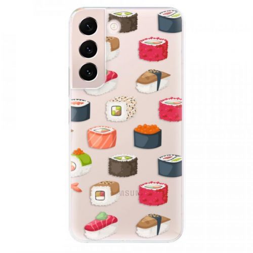 Odolné silikónové puzdro iSaprio - Sushi Pattern - Samsung Galaxy S22+ 5G