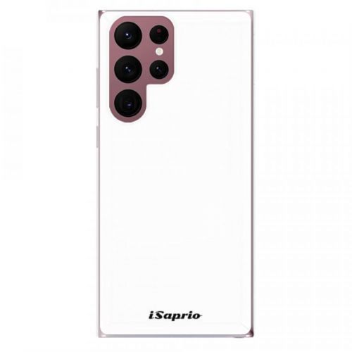 Odolné silikónové puzdro iSaprio - 4Pure - bílý - Samsung Galaxy S22 Ultra 5G