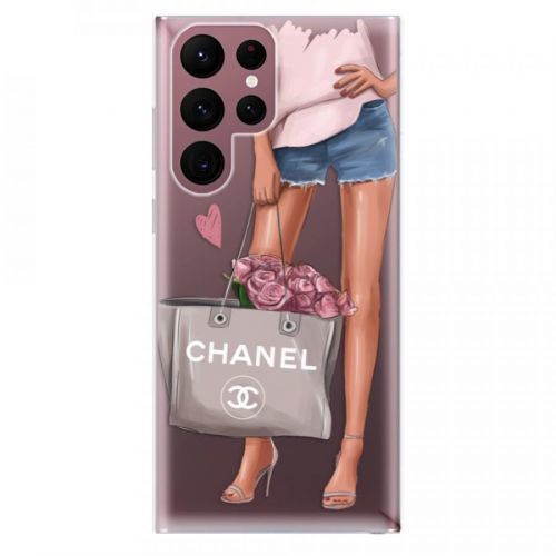 Odolné silikónové puzdro iSaprio - Fashion Bag - Samsung Galaxy S22 Ultra 5G