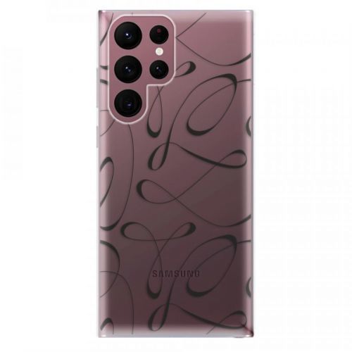 Odolné silikónové puzdro iSaprio - Fancy - black - Samsung Galaxy S22 Ultra 5G
