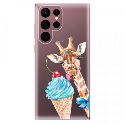 Odolné silikónové puzdro iSaprio - Love Ice-Cream - Samsung Galaxy S22 Ultra 5G
