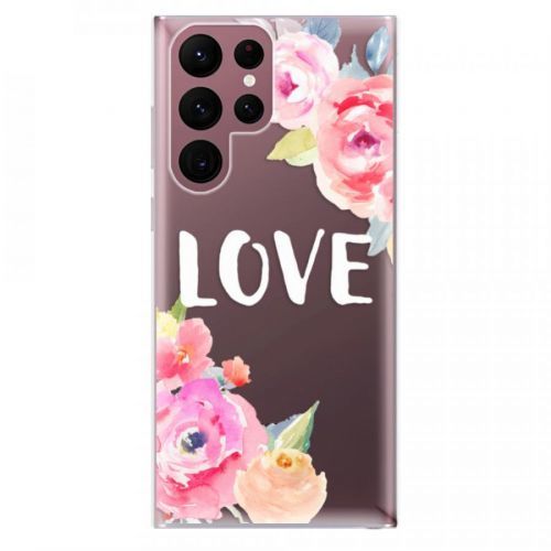Odolné silikónové puzdro iSaprio - Love - Samsung Galaxy S22 Ultra 5G