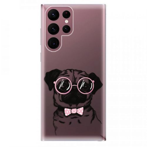Odolné silikónové puzdro iSaprio - The Pug - Samsung Galaxy S22 Ultra 5G