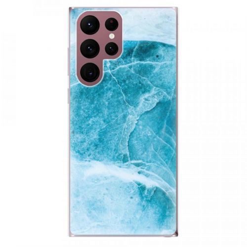 Odolné silikónové puzdro iSaprio - Blue Marble - Samsung Galaxy S22 Ultra 5G