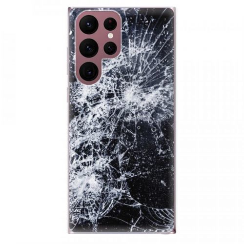 Odolné silikónové puzdro iSaprio - Cracked - Samsung Galaxy S22 Ultra 5G