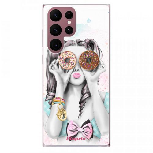 Odolné silikónové puzdro iSaprio - Donuts 10 - Samsung Galaxy S22 Ultra 5G