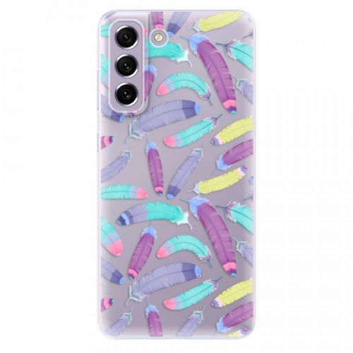Odolné silikónové puzdro iSaprio - Feather Pattern 01 - Samsung Galaxy S21 FE 5G