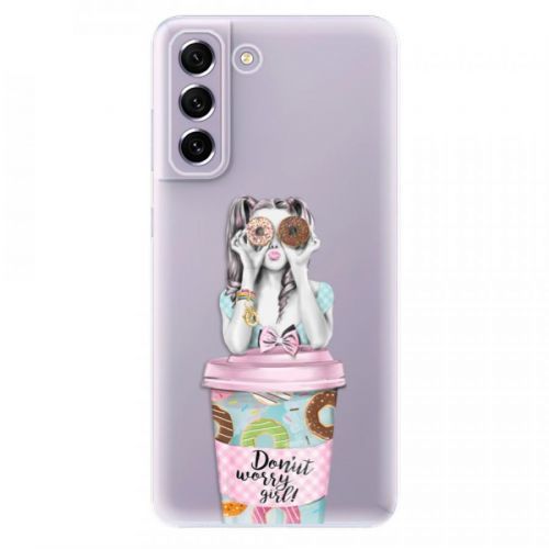 Odolné silikónové puzdro iSaprio - Donut Worry - Samsung Galaxy S21 FE 5G