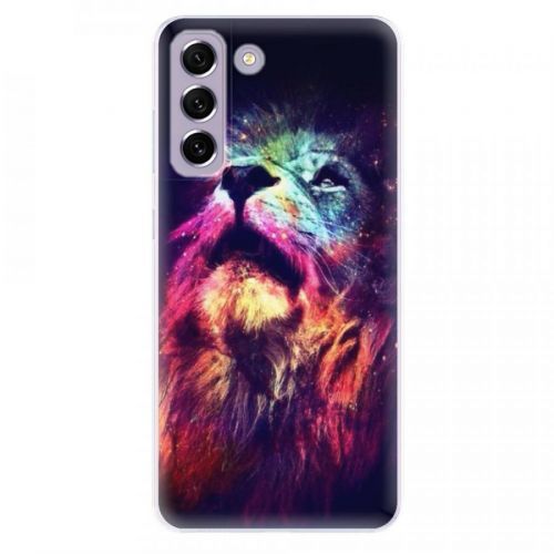 Odolné silikónové puzdro iSaprio - Lion in Colors - Samsung Galaxy S21 FE 5G