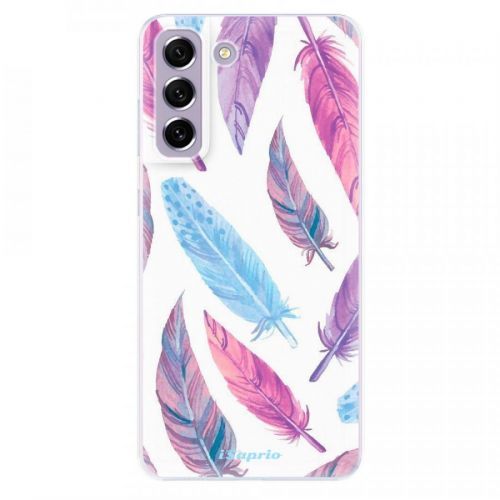 Odolné silikónové puzdro iSaprio - Feather Pattern 10 - Samsung Galaxy S21 FE 5G