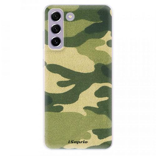 Odolné silikónové puzdro iSaprio - Green Camuflage 01 - Samsung Galaxy S21 FE 5G
