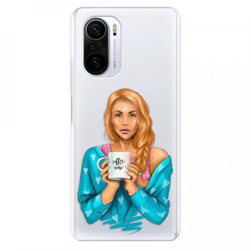 Odolné silikónové puzdro iSaprio - Coffe Now - Redhead - Xiaomi Poco F3