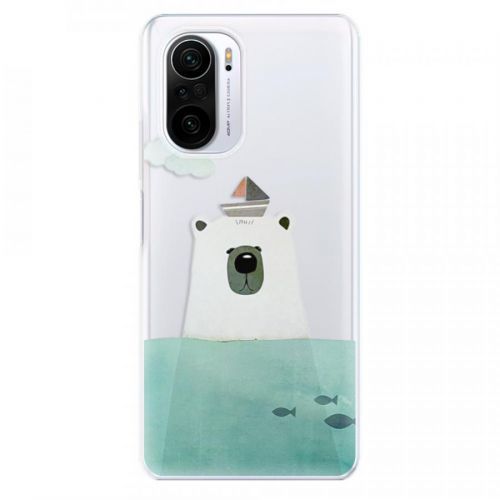 Odolné silikónové puzdro iSaprio - Bear With Boat - Xiaomi Poco F3