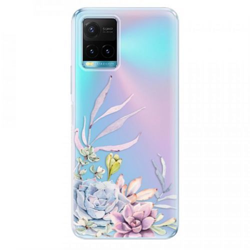 Odolné silikónové puzdro iSaprio - Succulent 01 - Vivo Y21 / Y21s / Y33s