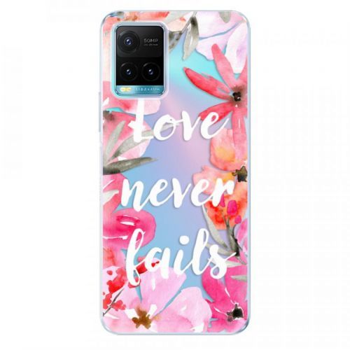 Odolné silikónové puzdro iSaprio - Love Never Fails - Vivo Y21 / Y21s / Y33s