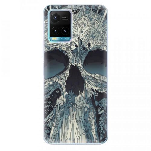 Odolné silikónové puzdro iSaprio - Abstract Skull - Vivo Y21 / Y21s / Y33s