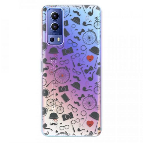 Odolné silikónové puzdro iSaprio - Vintage Pattern 01 - black - Vivo Y72 5G