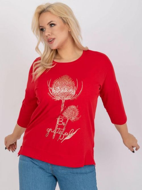 Blúzka RV BZ 7581.62P červená jedna veľkosť