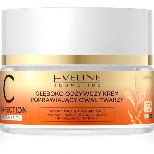 Eveline Cosmetics C Perfection intenzívne vyživujúci krém s vitamínom C 70+ 50 ml