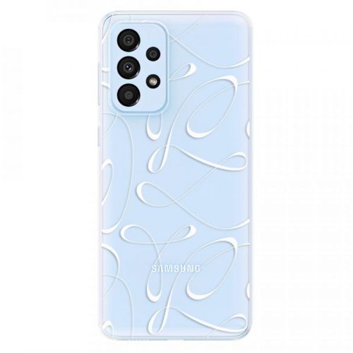 Odolné silikónové puzdro iSaprio - Fancy - white - Samsung Galaxy A33 5G