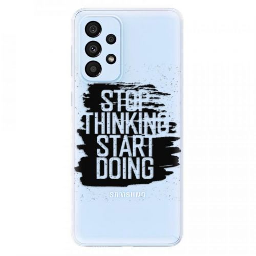 Odolné silikónové puzdro iSaprio - Start Doing - black - Samsung Galaxy A33 5G