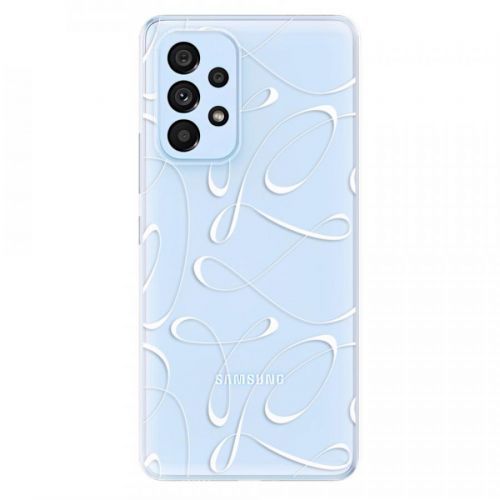 Odolné silikónové puzdro iSaprio - Fancy - white - Samsung Galaxy A53 5G