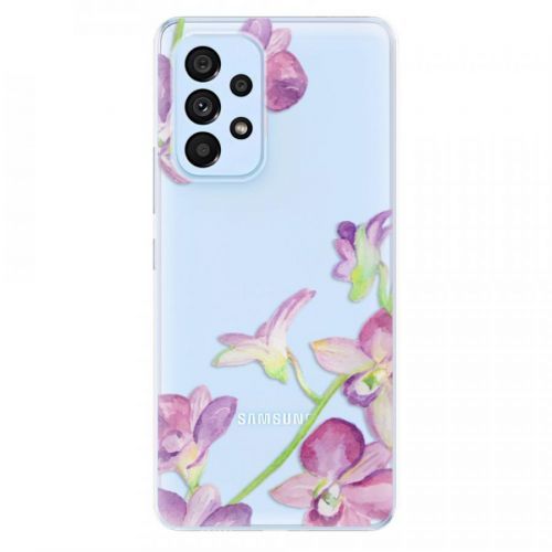 Odolné silikónové puzdro iSaprio - Purple Orchid - Samsung Galaxy A53 5G