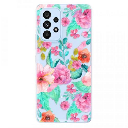 Odolné silikónové puzdro iSaprio - Flower Pattern 01 - Samsung Galaxy A53 5G