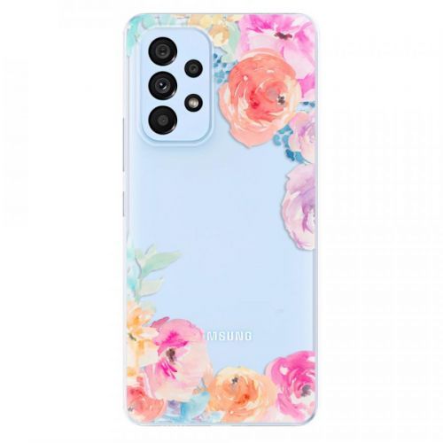 Odolné silikónové puzdro iSaprio - Flower Brush - Samsung Galaxy A53 5G