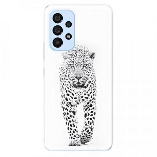 Odolné silikónové puzdro iSaprio - White Jaguar - Samsung Galaxy A53 5G