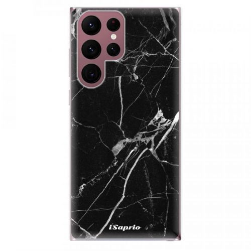 Odolné silikónové puzdro iSaprio - Black Marble 18 - Samsung Galaxy S22 Ultra 5G