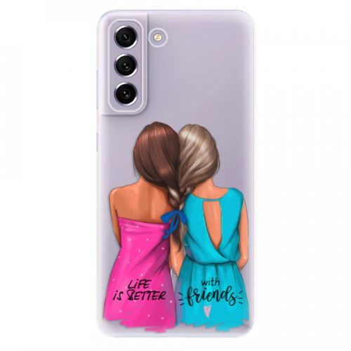 Odolné silikónové puzdro iSaprio - Best Friends - Samsung Galaxy S21 FE 5G