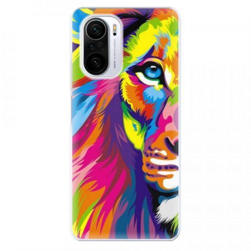Odolné silikónové puzdro iSaprio - Rainbow Lion - Xiaomi Poco F3