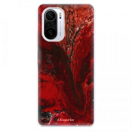 Odolné silikónové puzdro iSaprio - RedMarble 17 - Xiaomi Poco F3