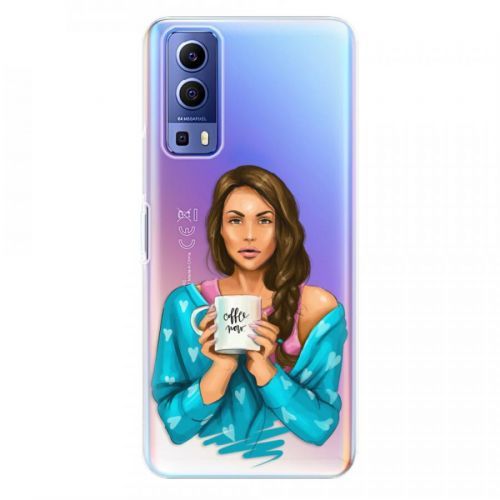 Odolné silikónové puzdro iSaprio - Coffe Now - Brunette - Vivo Y72 5G